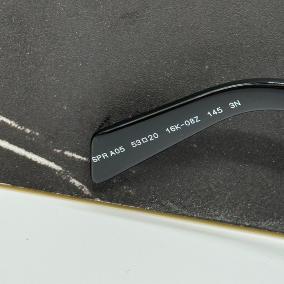 NEW PR A05S 16K08Z PRADA BLACK GREY SQUARE SPR A05 16K08Z UNISEX SUNGLASSES - Picture 9 of 11